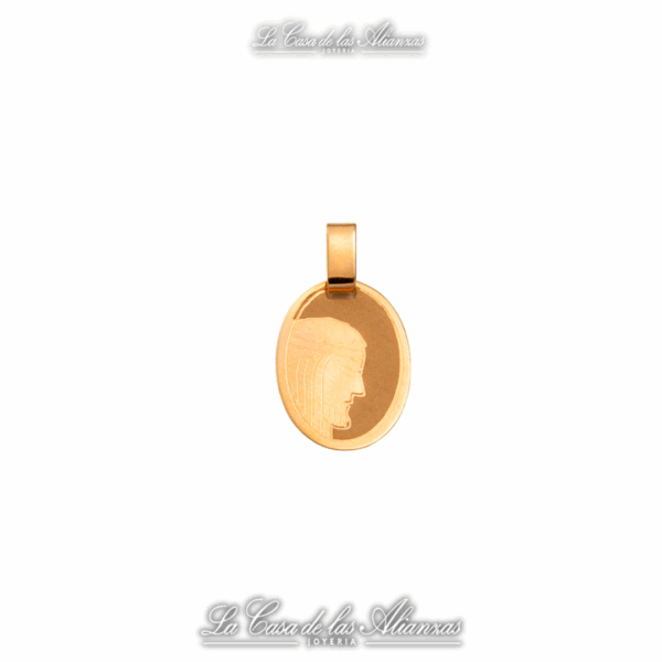 Medalla oval cristo